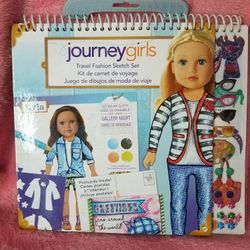  Journey Girls travel fashion sketch set book