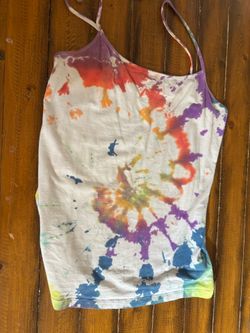 Tie Dye spaghetti strap size medium