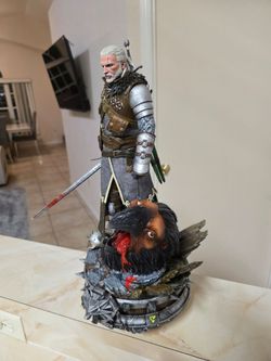 The Witcher Geralt of Rivia Premium Statue