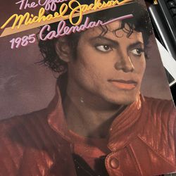 Vintage 1985 Michael Jackson Calender