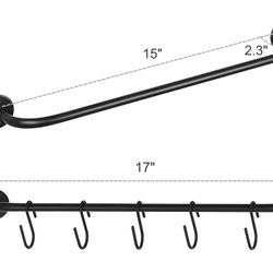 Mug wall mount hanging storage rack
