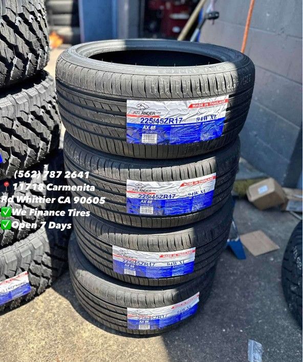 225/45ZR17 Atlander - Free Install And Balance | Set of New Tires | Llantas Nuevas - Whittier