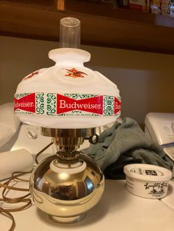Budweiser hurricane lamp Plastic