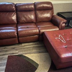 Red couches need gone for cheap $
