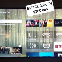 55 Inch TCL Roku TV