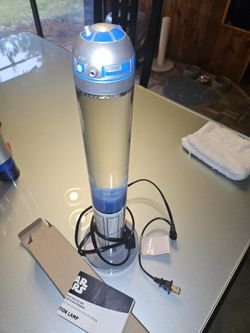 R2D2 Star Wars Motion Glass Lava Lamp