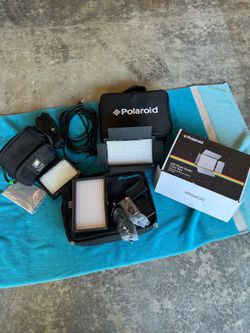 Polaroid LED Studio Light +Flashpoint+Litepanels Bundle