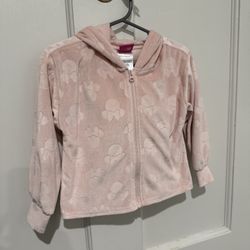 Minnie Mouse Pink Zip Up Jacket 3T