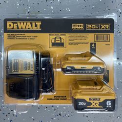 DEWALT 6Ah, 4Ah Battery & Charger Kit