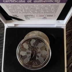 Limited Edition Jesus Collection.999 1 Troy OZ of Fine Silver #288 of 1000 made With COA 
