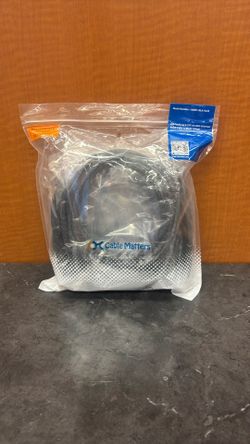 Brand new, factory sealed 10-pack of Cat6 Ethernet Patch Cables.