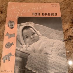 Vintage Hand Knits By Beehive For Babies Book