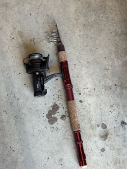 Telescoping fishing pole