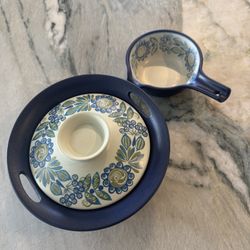 Vintage Norwegian Figgio Flameware Dish Set 