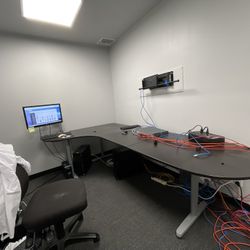 Giant L Shaped Desk Black