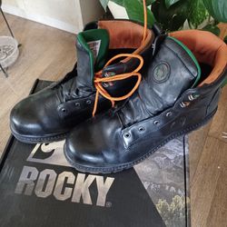 Steel Toe Work Boots (Rocky)size 14