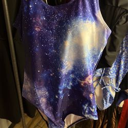 New one piece galaxy swimsuit 