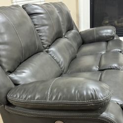 Ashley Power Recliner sofa and Manual Recliner Chair