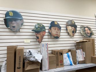 SD Padre Heads San Diego LFGSD Fat Heads