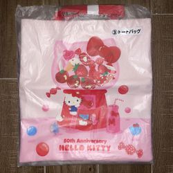 Sanrio Hello Kitty 50th anniversary tote bag