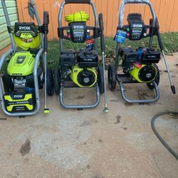 3  New Pressure Washers