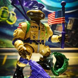 Vintage 1991 Playmates TMNT Mutant Military Pro Pilot Don 