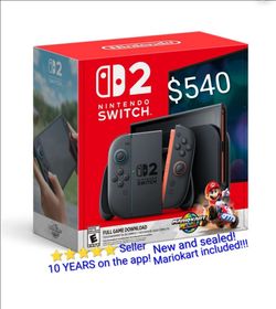 New Sealed Switch 2 Mariokart Bundle