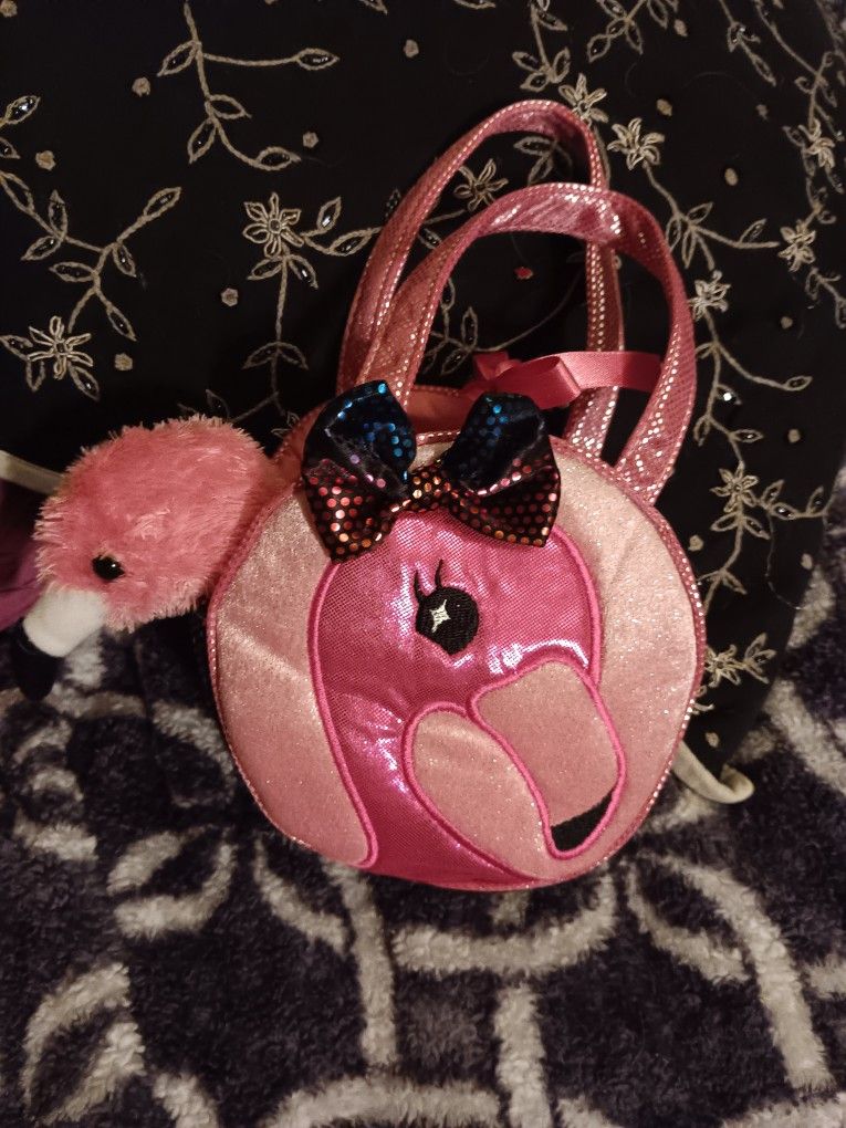 Pink Flamingo Purse