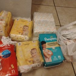 Newborn Diapers / Size 1 Diapers $40 For All 