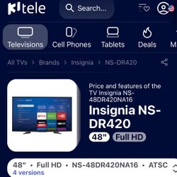 Insignia TV 48inch 