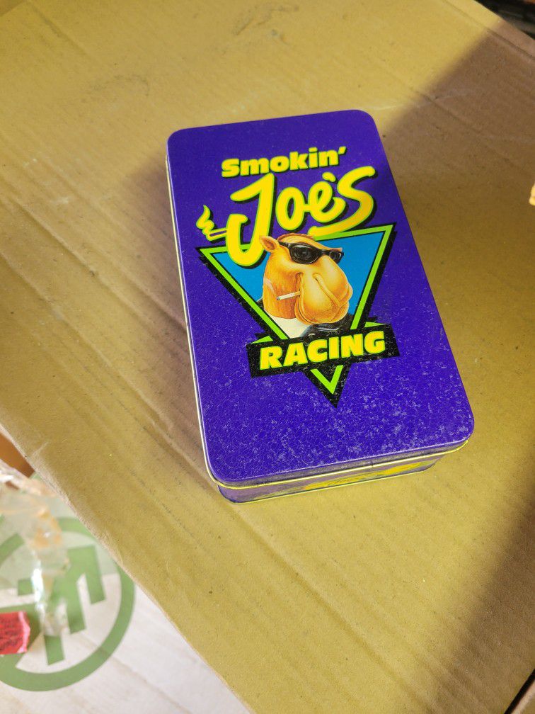 Camel Joe Racing Tin - Vintage. Collectible. Clean