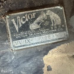 Antique Record Player For Parts