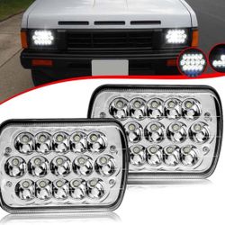 Nissan Hardbody Set Of 2 Rectangle LED Headlights