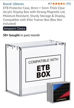 Etb box acrylic  see photos for details