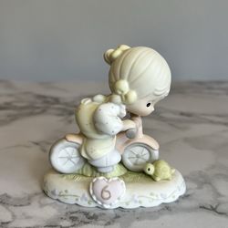 Age 6 Birthday Girl - Vintage Precious Moments Growing in Grace Collection