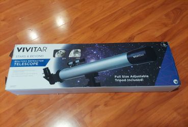Vivitar TEL-50600-NOC Refractor Telescope 60X / 120X Astronomy Stars Planets NEW