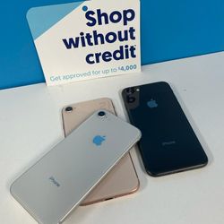 Apple IPhone 8 Unlocked - PAYMENTS AVAILABLE ONLY $25 DOWN/20% OFF ON WINDOW LAPTOPS 