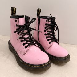 Dr Martens Kids Pink Boots Size 12