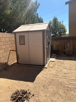Outdoor Plastic Storage Shed