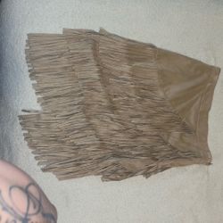 Miranda Lambert Fringe Suade Skirt