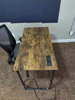 Work Desk + Office Chair + Memory Foam Cushion For Office Chair – $90 OBO 