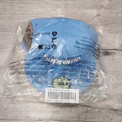 SUPREME SHOP BOX LOGO NEW ERA SS26 "TOKYO" SZ 7 3/8 CAROLINA BLUE NEW 🔥🥵🔥🥵