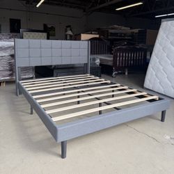 New Queen Bed Frame - No Mattress 