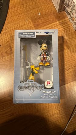Kingdom Hearts Mickey with Pluto Action Figures