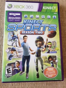 Kinect Sports Season Two 2 Microsoft Xbox 360 2011