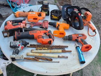 Assortment Of Untested Tools Lot Including Saws, Drills, And More