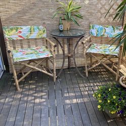 Bamboo Directors Chairs