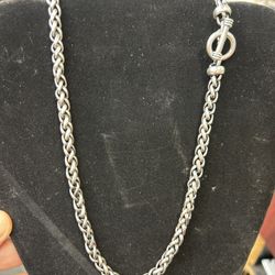 David Yurman Silver Necklace 