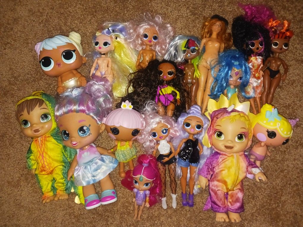 Lalaloopsie, Rainbow, LOL dolls