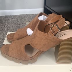 Brand New ANA  Daly Cognac, Brown Sandals 